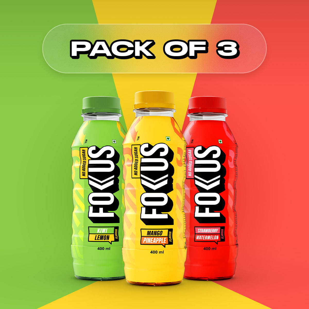 Fokus Hydration Pack of 3