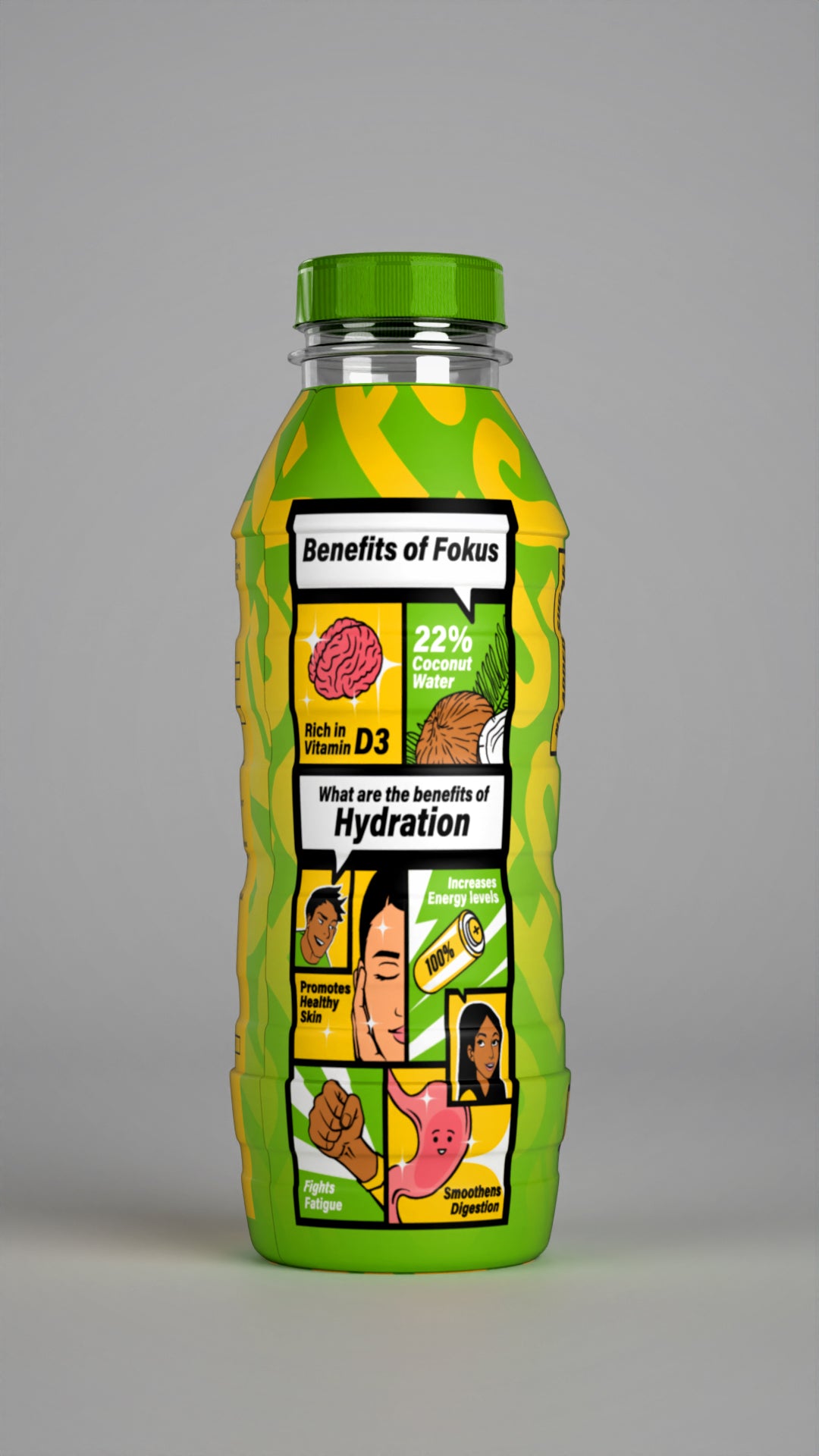 Fokus Hydration Drink - Kiwi Lemon